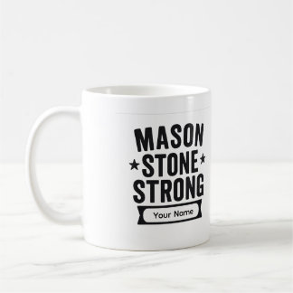 De Café Caneca Personalizada Forte Mason Stone