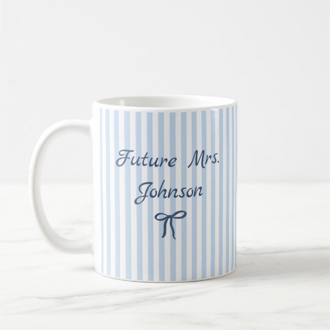 De Café Caneca Personalizada Futura Sra Listrada Encomenda (Esquerda)