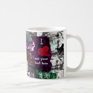 De Café Caneca personalizada grafites