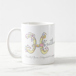 De Café Caneca personalizada H conhecida do monograma do