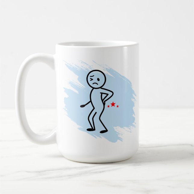 De Café Caneca Personalizada Humor Dor nas Costas Envelhec (Esquerda)