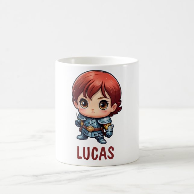 De Café Caneca Personalizada Infantil Cavaleiro Cômico (Centro)