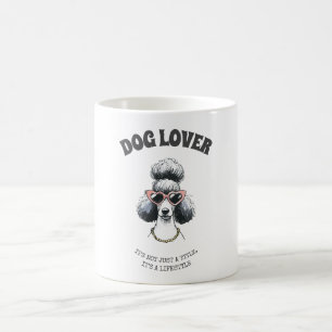 De Café Caneca Personalizada Lover Mug - Poodle Engraçado 