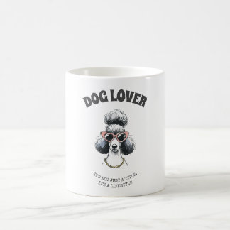 De Café Caneca Personalizada Lover Mug - Poodle Engraçado 