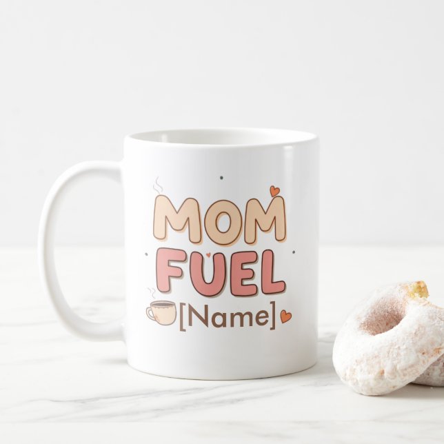 De Café Caneca Personalizada Mama Fuel (Com Donut)