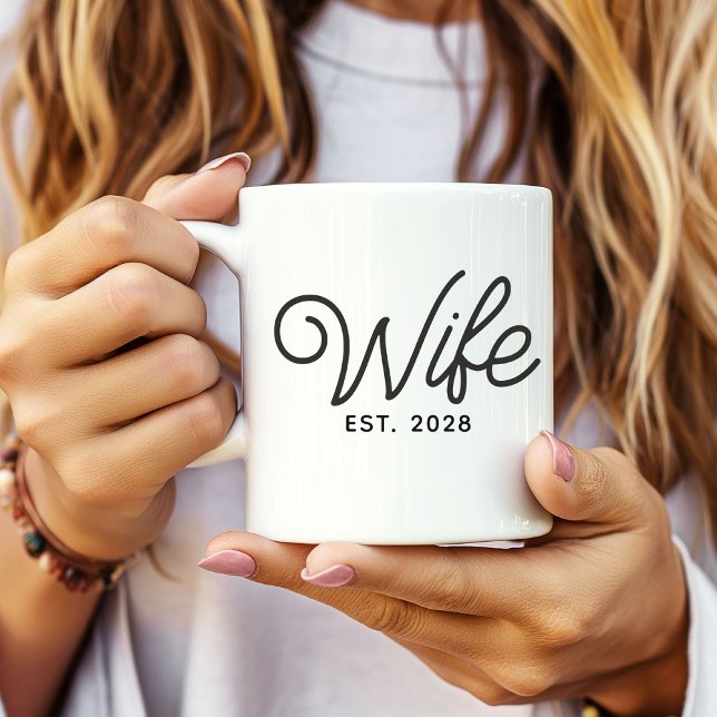 De Café Caneca Personalizada Marido Esposa para Presente d (Wifey and Hubby matching mugs, Newlyweds first home gifts, Bachelorette party bride groom gifts)