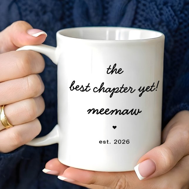 De Café Caneca Personalizada Meemaw Melhor Capítulo Até Ag (Criador carregado)