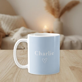 De Café Caneca Personalizada Nome Minimalista