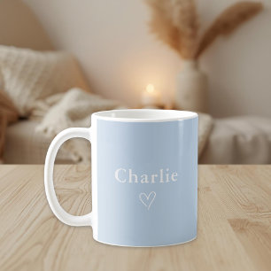 De Café Caneca Personalizada Nome Minimalista