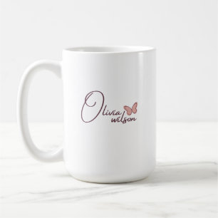 De Café caneca personalizada, nome personalizado,