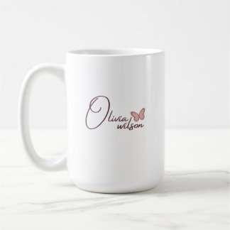 De Café caneca personalizada, nome personalizado,