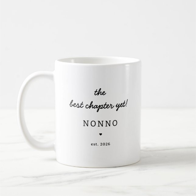De Café Caneca Personalizada Nonno Melhor Capítulo Até Ago (Esquerda)