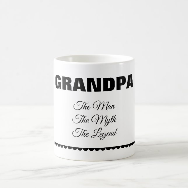 De Café Caneca Personalizada “O Homem O Mito A Lenda” (Centro)