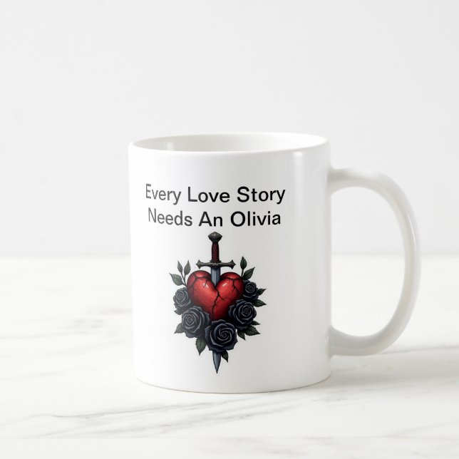 De Café Caneca Personalizada Olivia – Presente Fofo para E (Direita)