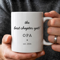 Caneca Personalizada Opa Presente para Novo Avô