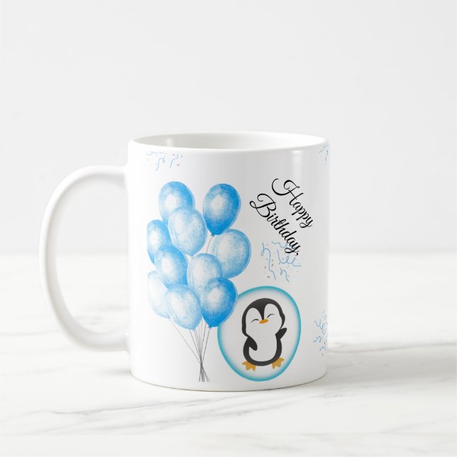 De Café Caneca Personalizada para Aniversário (Esquerda)