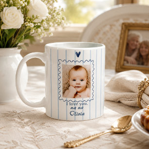 De Café Caneca Personalizada para Avó com Foto do Bebê