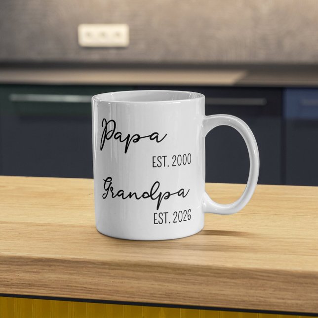 De Café Caneca Personalizada para Avô Presente para Novo A (grandparent gift, new grandma gift, new grandpa gift, mothers day gift, christmas gift for gradma,)