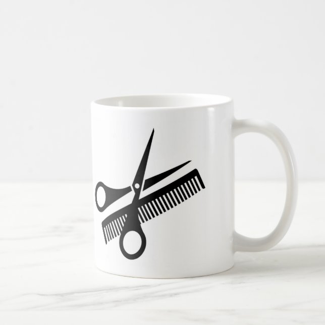 De Café Caneca personalizada para cabeleireiro/barbearia (Direita)