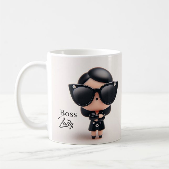 De Café Caneca Personalizada para Chefe Mulher/Presente Pe (Esquerda)