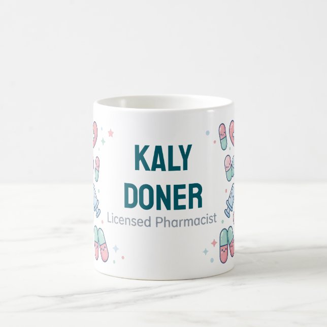 De Café Caneca Personalizada para Farmacêutico Licenciado  (Centro)