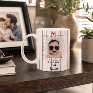 De Café Caneca Personalizada para o Papai com Foto do Bebê