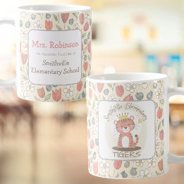 De Café Caneca Personalizada para Professor e Escola com F