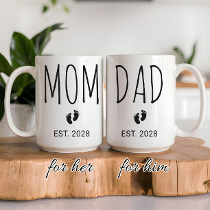 De Café Caneca Personalizada para Revelar o Novo Bebê, Pre