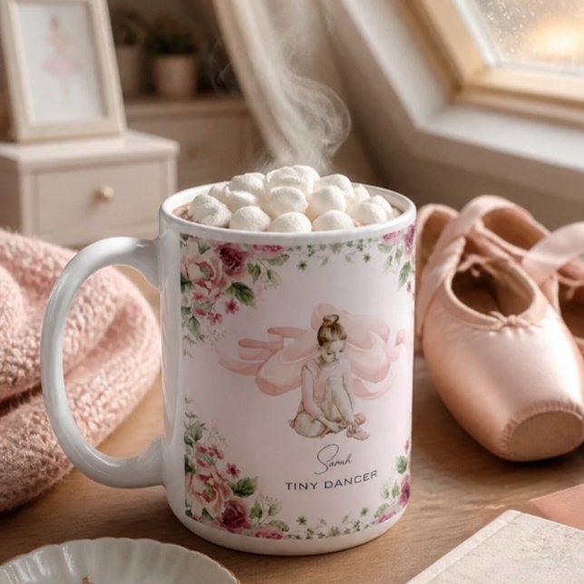 De Café Caneca Personalizada Pequena Bailarina Dançarina (Criador carregado)