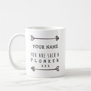 De Café Caneca personalizada - Plonker - caneca engraçada