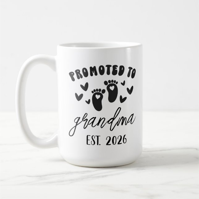 De Café Caneca Personalizada Promovida Para Avó ~ Est  (Esquerda)