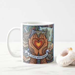 De Café Caneca Personalizada Seja Gentil Com Você Mesmo