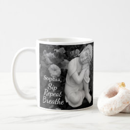 De Café Caneca Personalizada Sip Breathe Buda Zen Preto Br