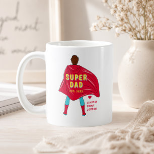 De Café Caneca Personalizada Super Pai Nomes Personaliza