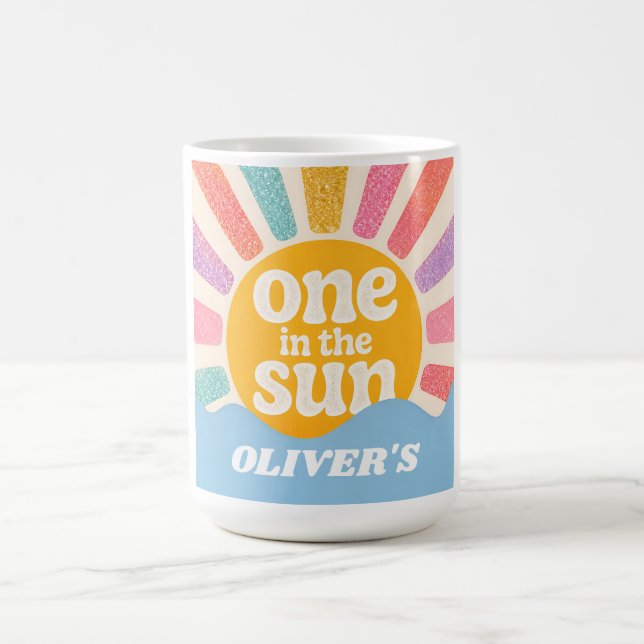 De Café Caneca Personalizada 'Um ao Sol' com Nome (Centro)