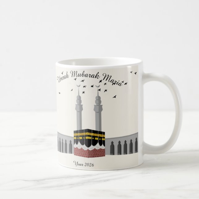 De Café Caneca Personalizada Umrah Mubarak (Direita)