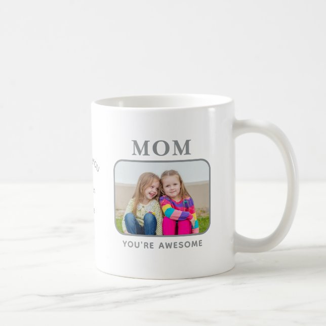 De Café Caneca Personalizada “Você é Incrível” com Foto Ma (Direita)