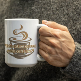 De Café Caneca Personalizável Rainha da Educação Para Prof