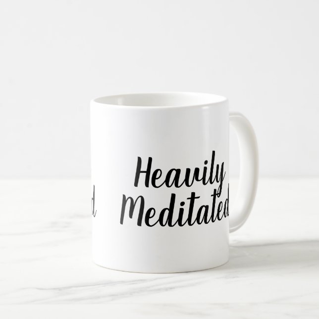 De Café Caneca pesadamente Meditated (Frente Esquerda)