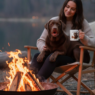 De Café Caneca PET Browns ''Chá da Manhã com meu Labrador'