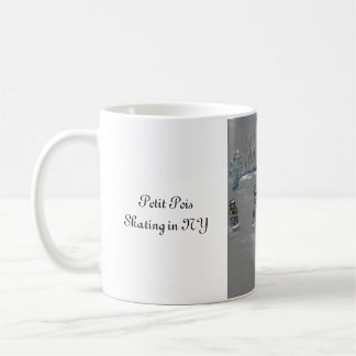De Café Caneca Petit Pois Patinando em NY