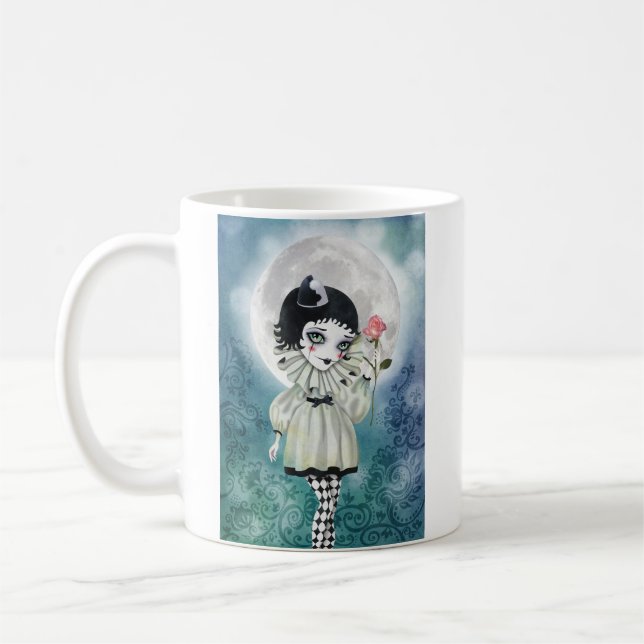 De Café Caneca Pierrette Sob a Lua Gelada (Esquerda)