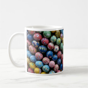 De Café Caneca pintado à mão dos ovos da páscoa