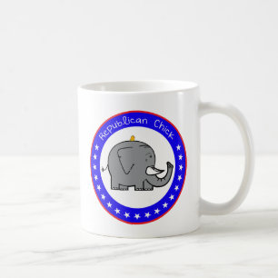De Café caneca pintinho republicana