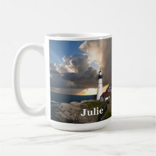 De Café Caneca Portland Head Lighthouse e Pôr do sol