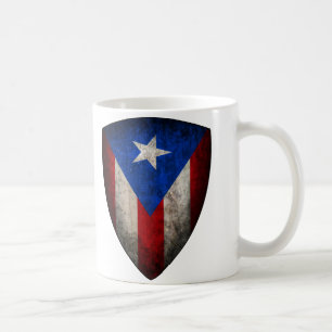 De Café Caneca porto-riquenha da bandeira
