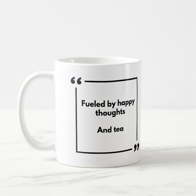 De Café Caneca Positividade - alimentada por pensamentos f (Esquerda)