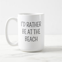 Caneca Praia Presente Eu Preferiria estar na Praia