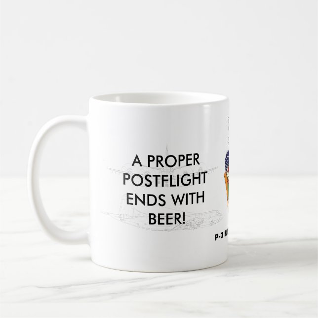De Café Caneca Preflight/Postflight do FE P-3 (Esquerda)