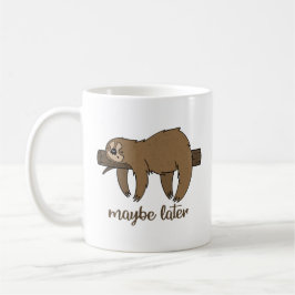 De Café Caneca Preguiça Indolente Posterior